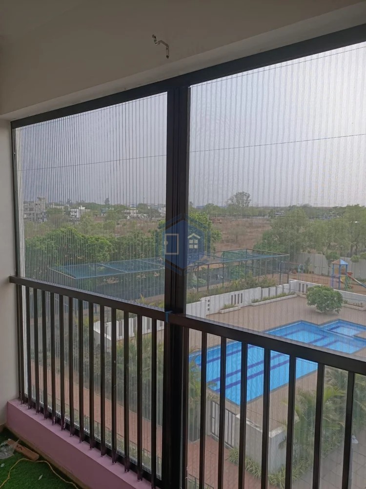 Pleated Mesh for Balconies: Beautiful Mosquito Control for Modern Homes | Spensa Screens 