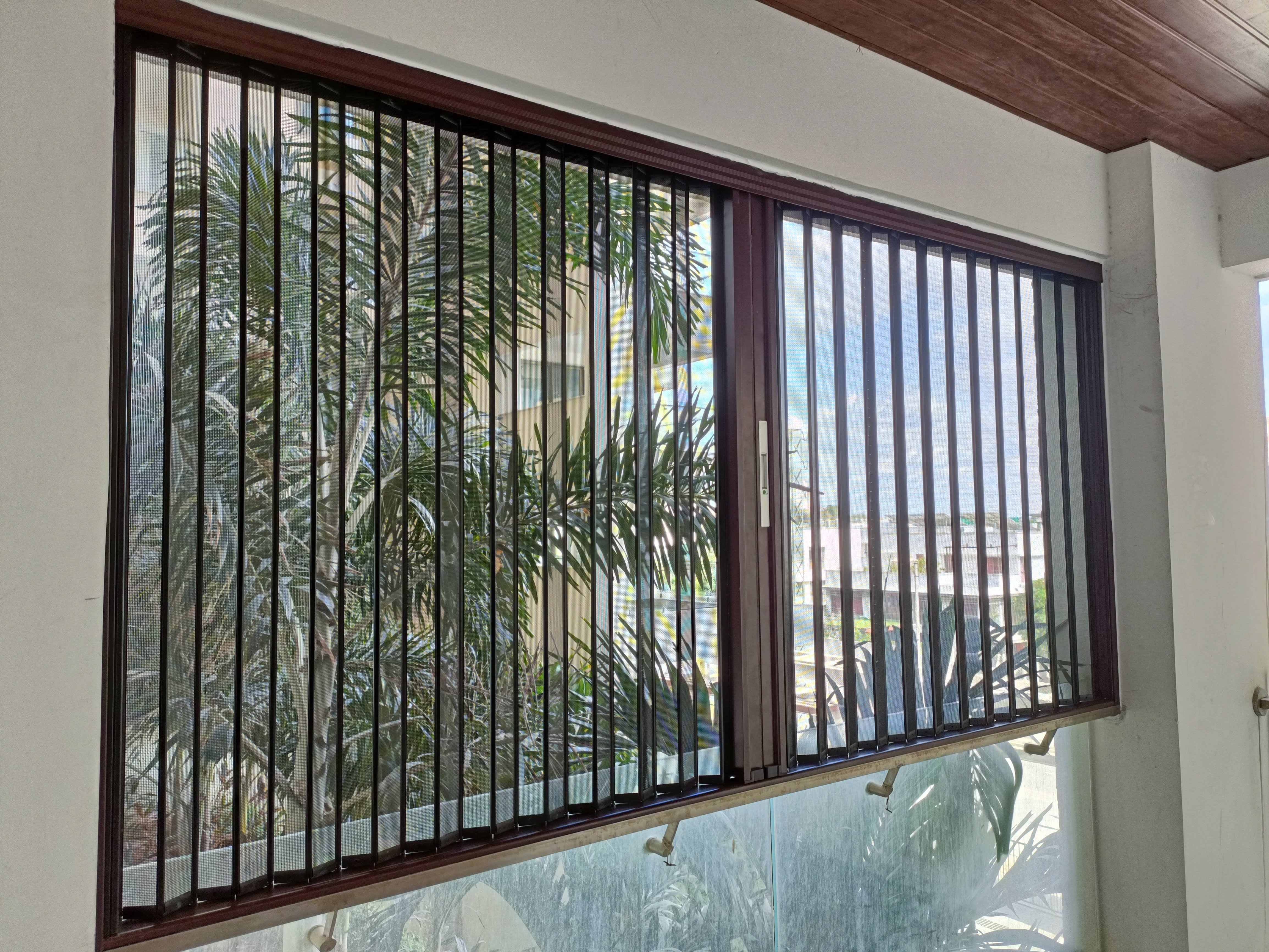 Sliding Security Screen For Window