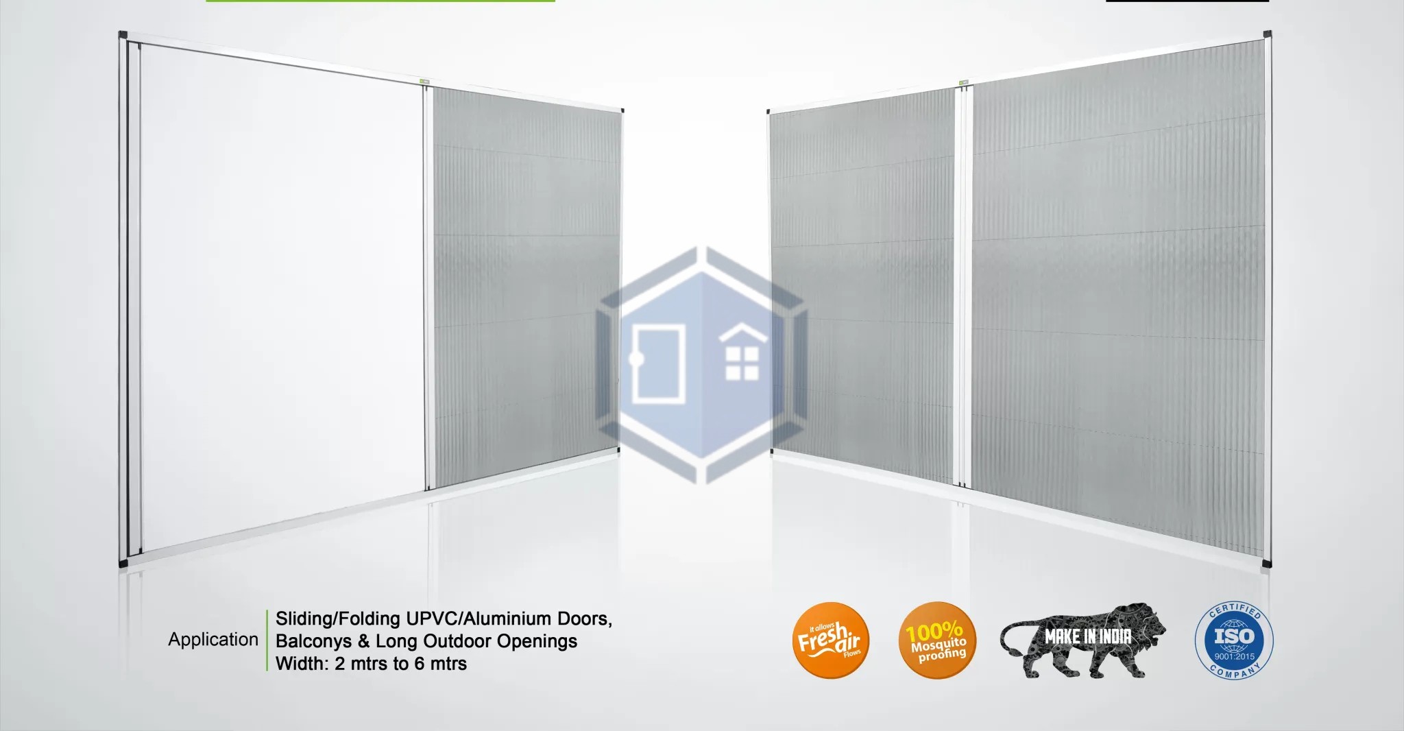 Pleated Mosquito net Doors in Hyderabad